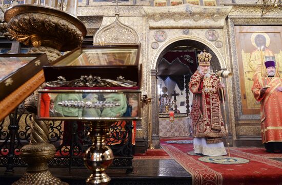 Патриарх Московский и всея Руси Кирилл совершил напутственный молебен для российской олимпийской сборной