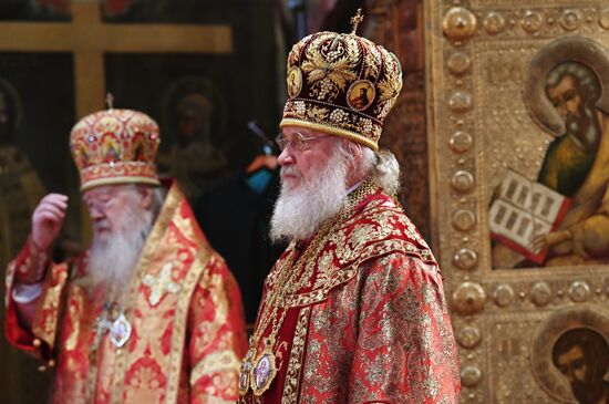 Патриарх Московский и всея Руси Кирилл совершил напутственный молебен для российской олимпийской сборной