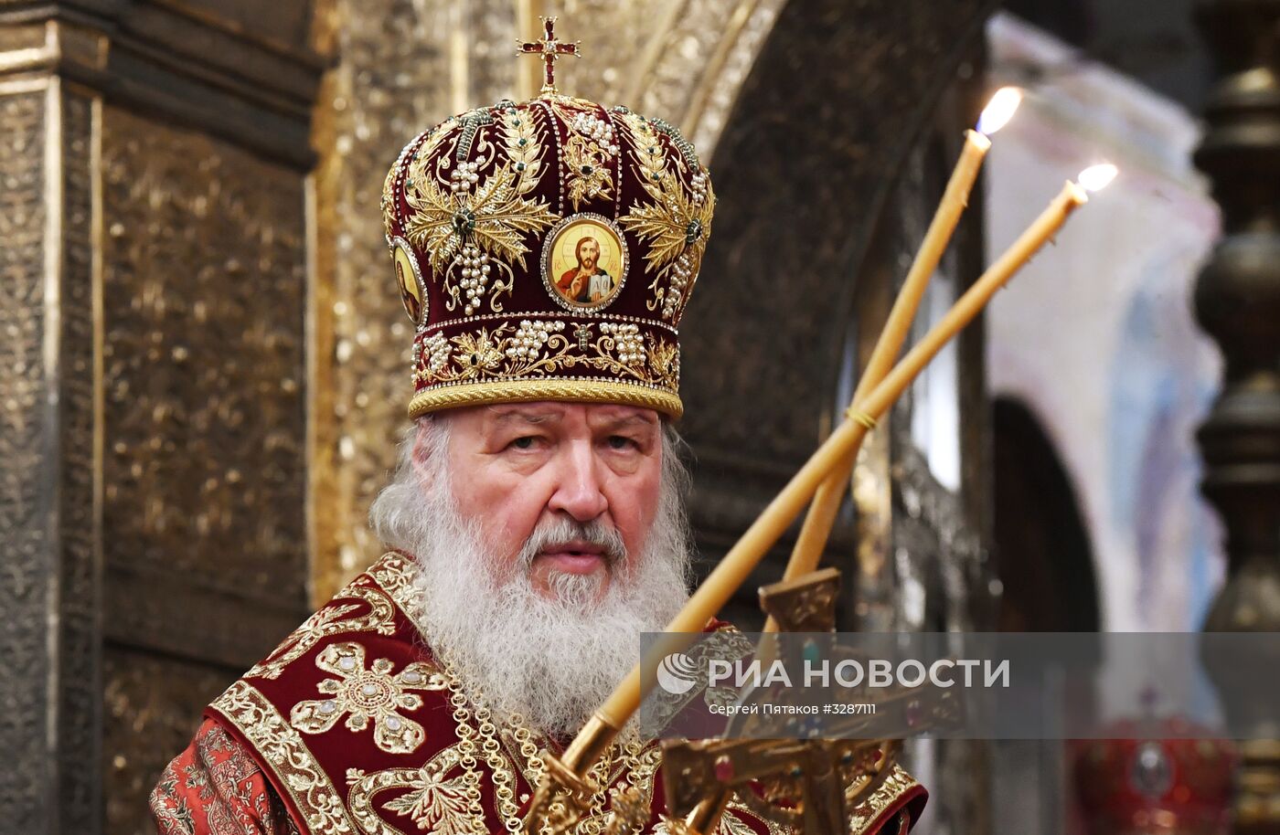 Патриарх Московский и всея Руси Кирилл совершил напутственный молебен для российской олимпийской сборной