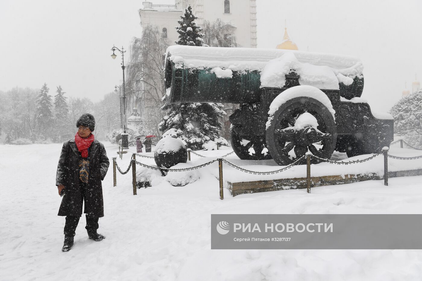 Снегопад в Москве