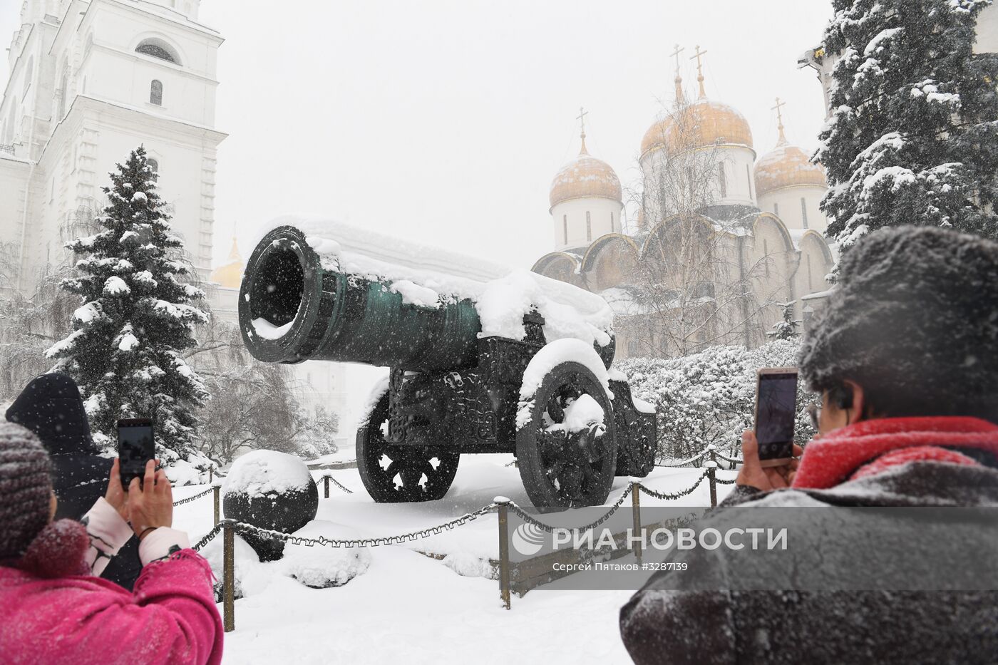 Снегопад в Москве