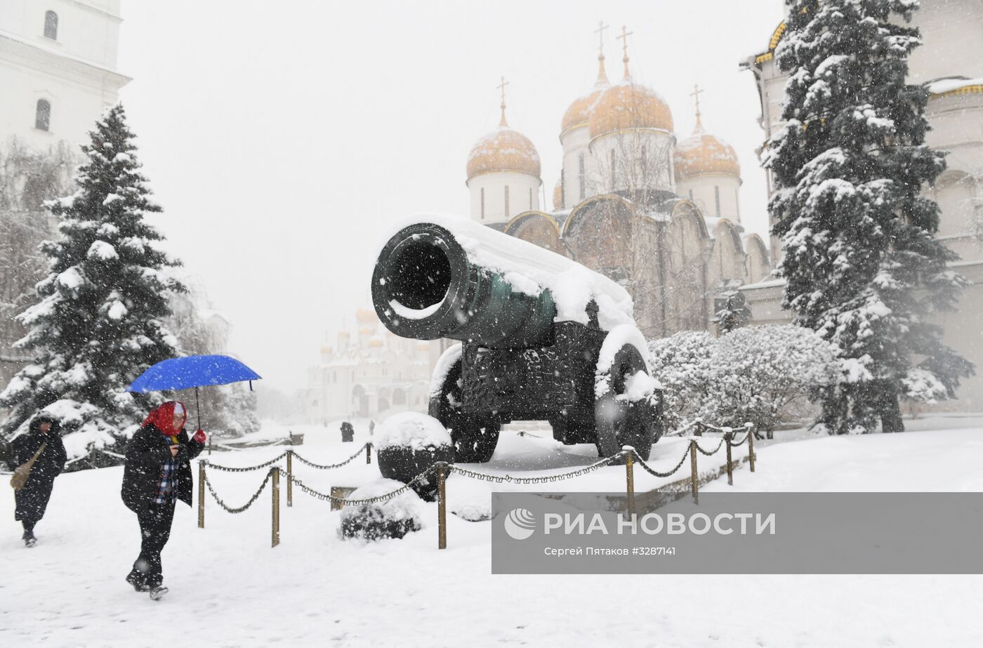 Снегопад в Москве