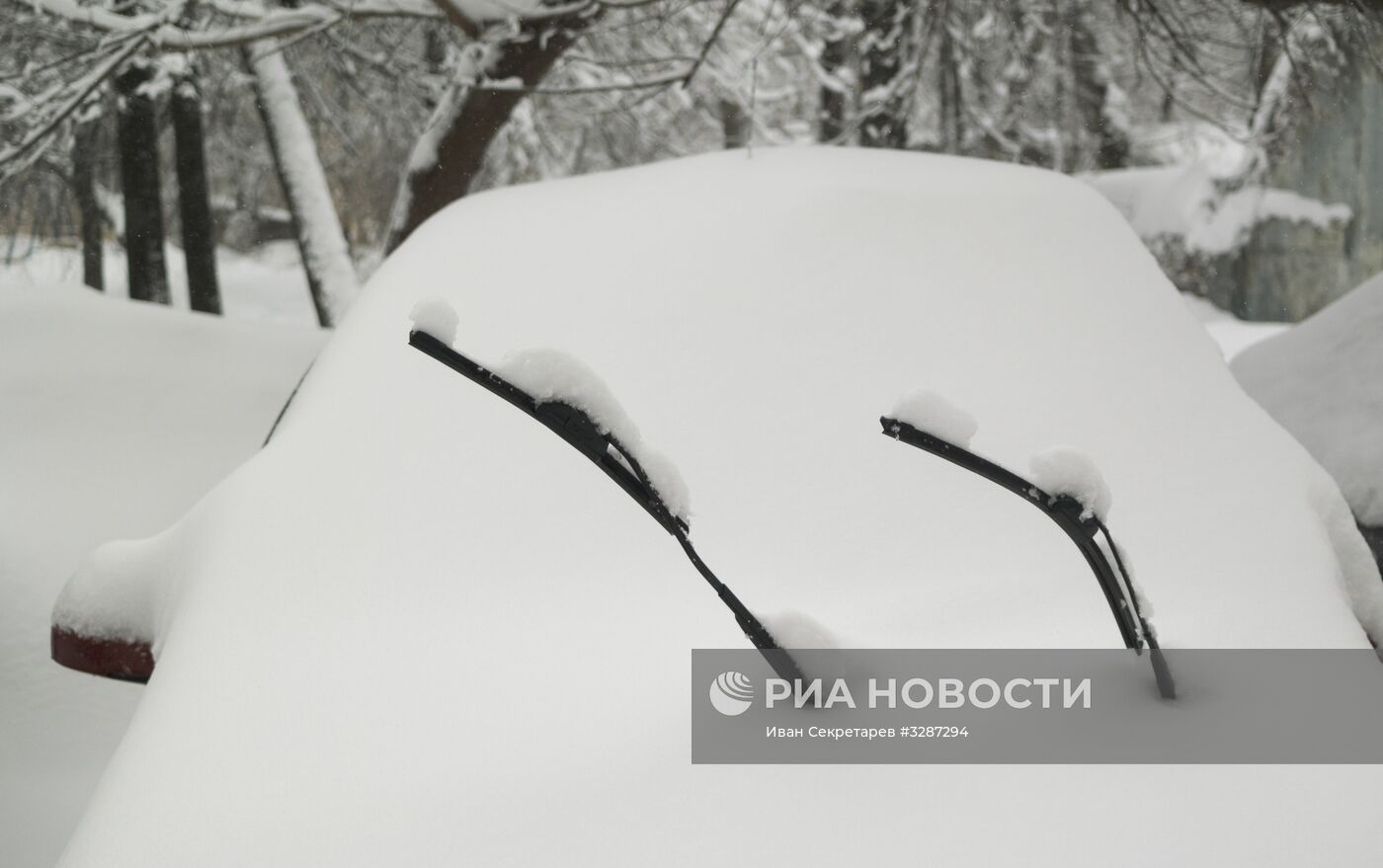 Снегопад в Москве