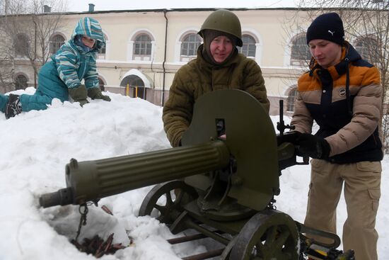 Военно-историческая реконструкция Сталинградской битвы в Казани