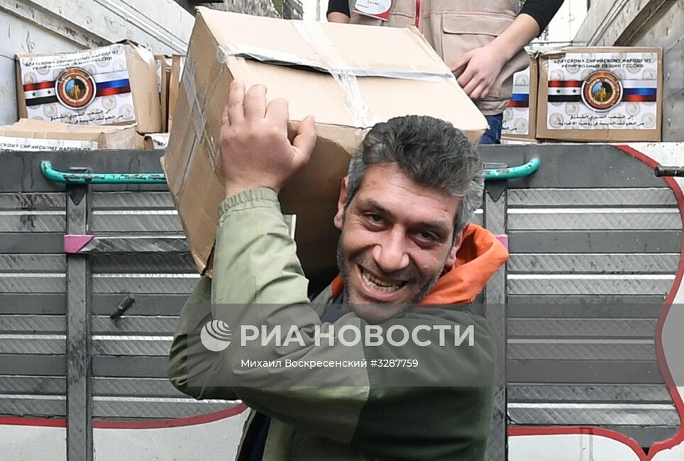 Представители разных конфессий привезли из России в Сирию партию гумпомощи