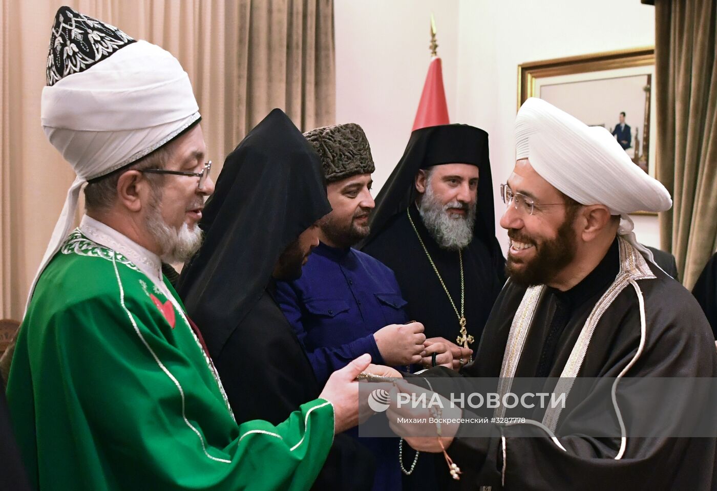 Межконфессиональная делегация религиозных деятелей из России посетила Дамаск