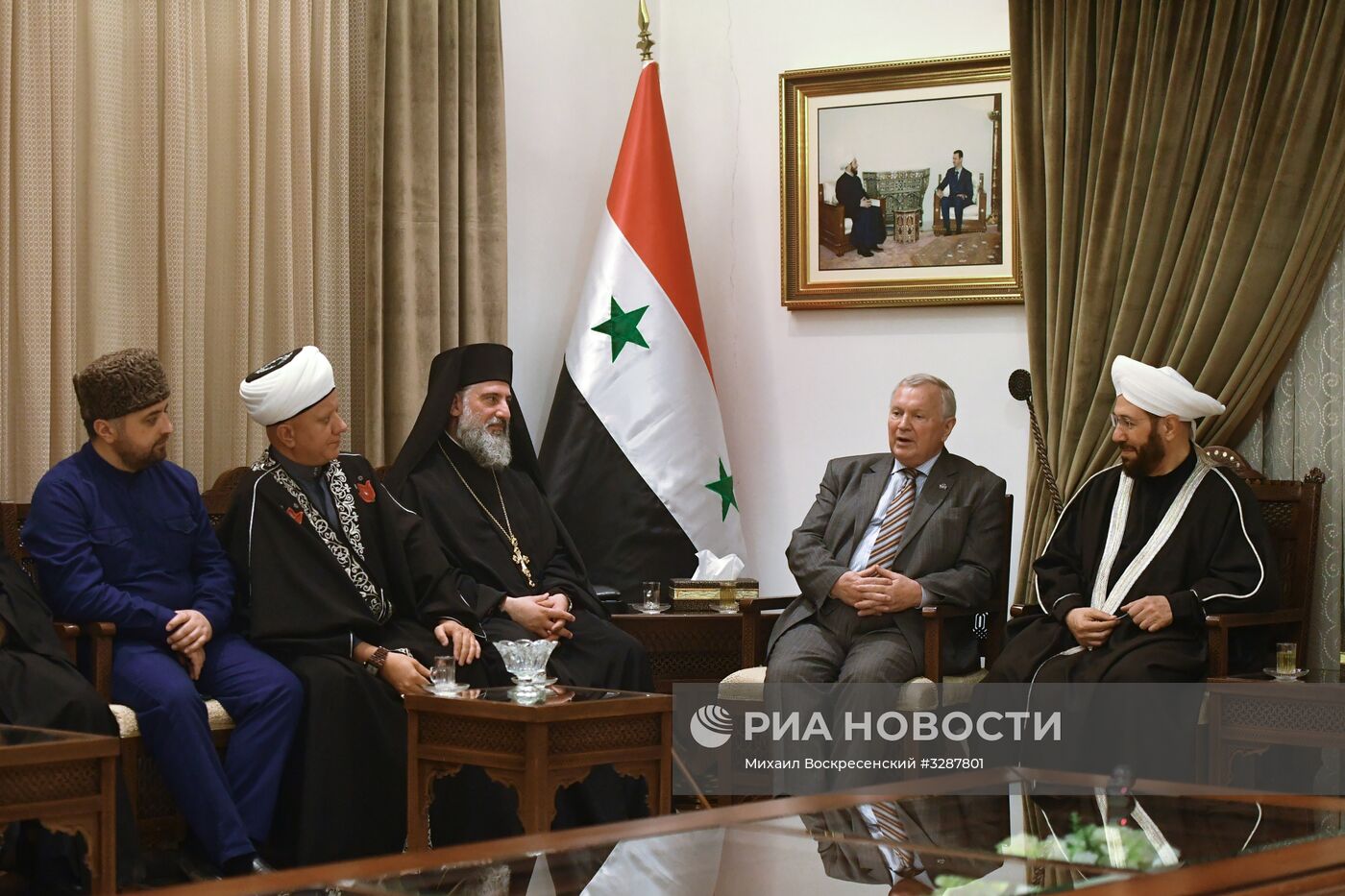 Межконфессиональная делегация религиозных деятелей из России посетила Дамаск