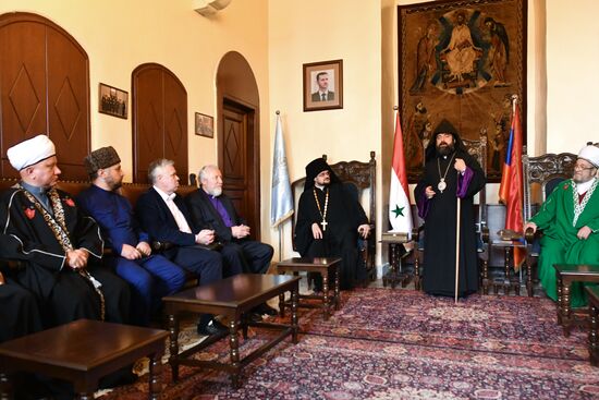 Межконфессиональная делегация религиозных деятелей из России посетила Дамаск