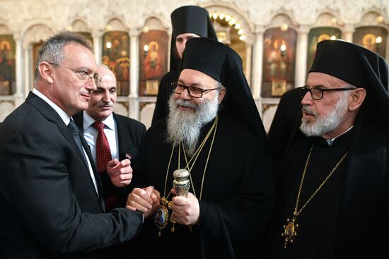 Межконфессиональная делегация религиозных деятелей из России посетила Дамаск