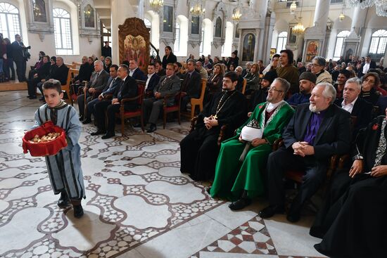 Межконфессиональная делегация религиозных деятелей из России посетила Дамаск