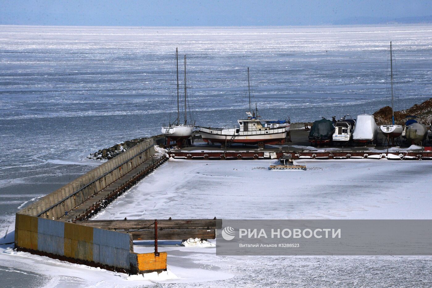 Ледовая обстановка в акватории Владивостока