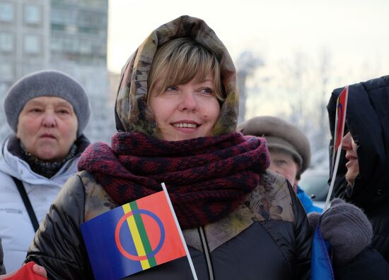 Празднование Международного дня саамов в Мурманской области