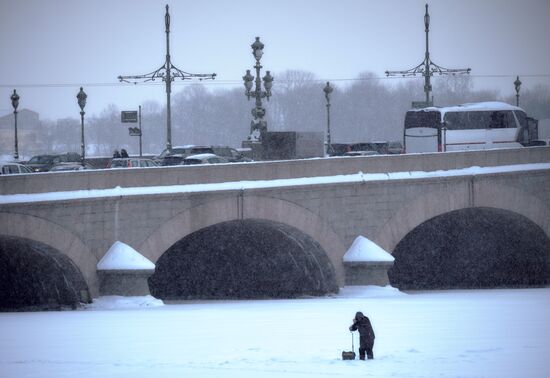 Зима в Санкт-Петербурге