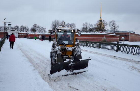 Зима в Санкт-Петербурге