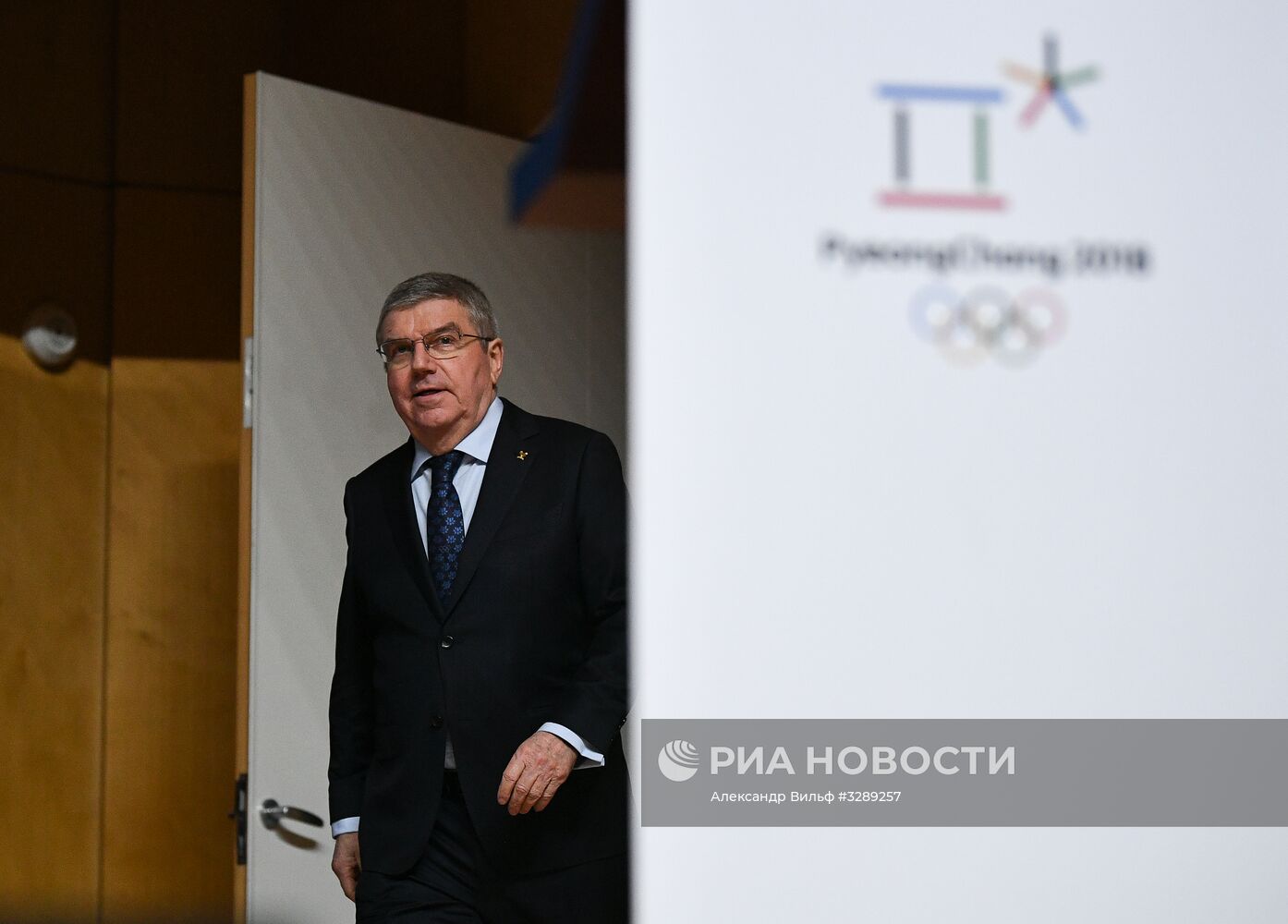 Пресс-конференция президента МОК Т. Баха