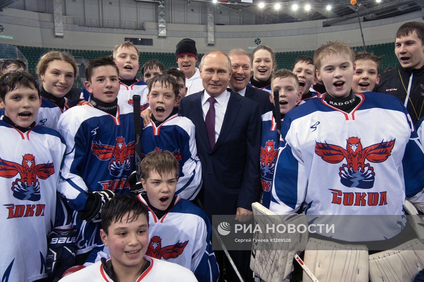 Рабочая поездка президента РФ В. Путина в Красноярск