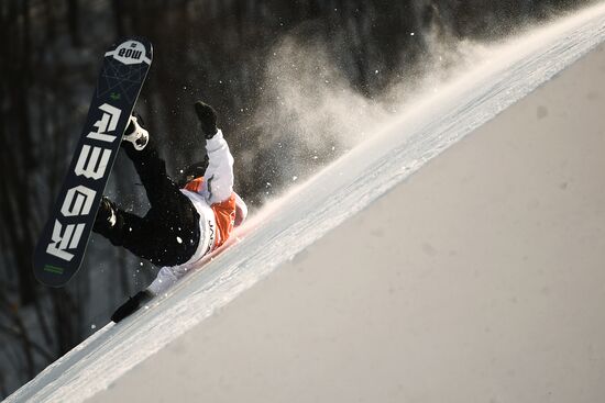 Олимпиада 2018. Сноуборд. Слоупстайл. Тренировки