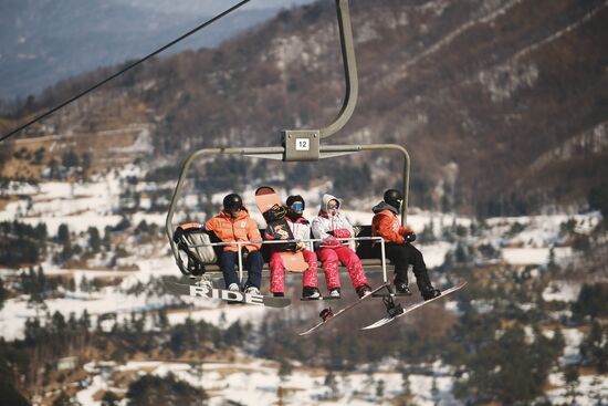 Олимпиада 2018. Сноуборд. Слоупстайл. Тренировки