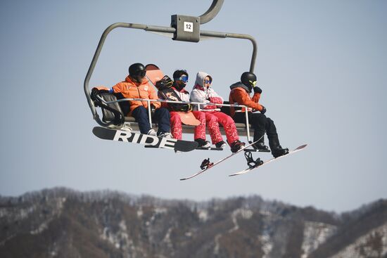 Олимпиада 2018. Сноуборд. Слоупстайл. Тренировки