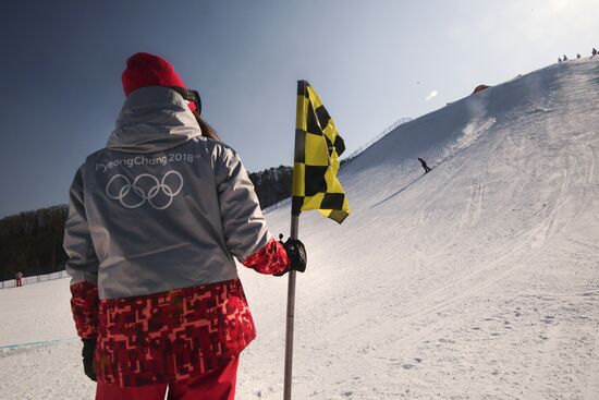 Олимпиада 2018. Сноуборд. Слоупстайл. Тренировки
