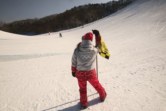 Олимпиада 2018. Сноуборд. Слоупстайл. Тренировки