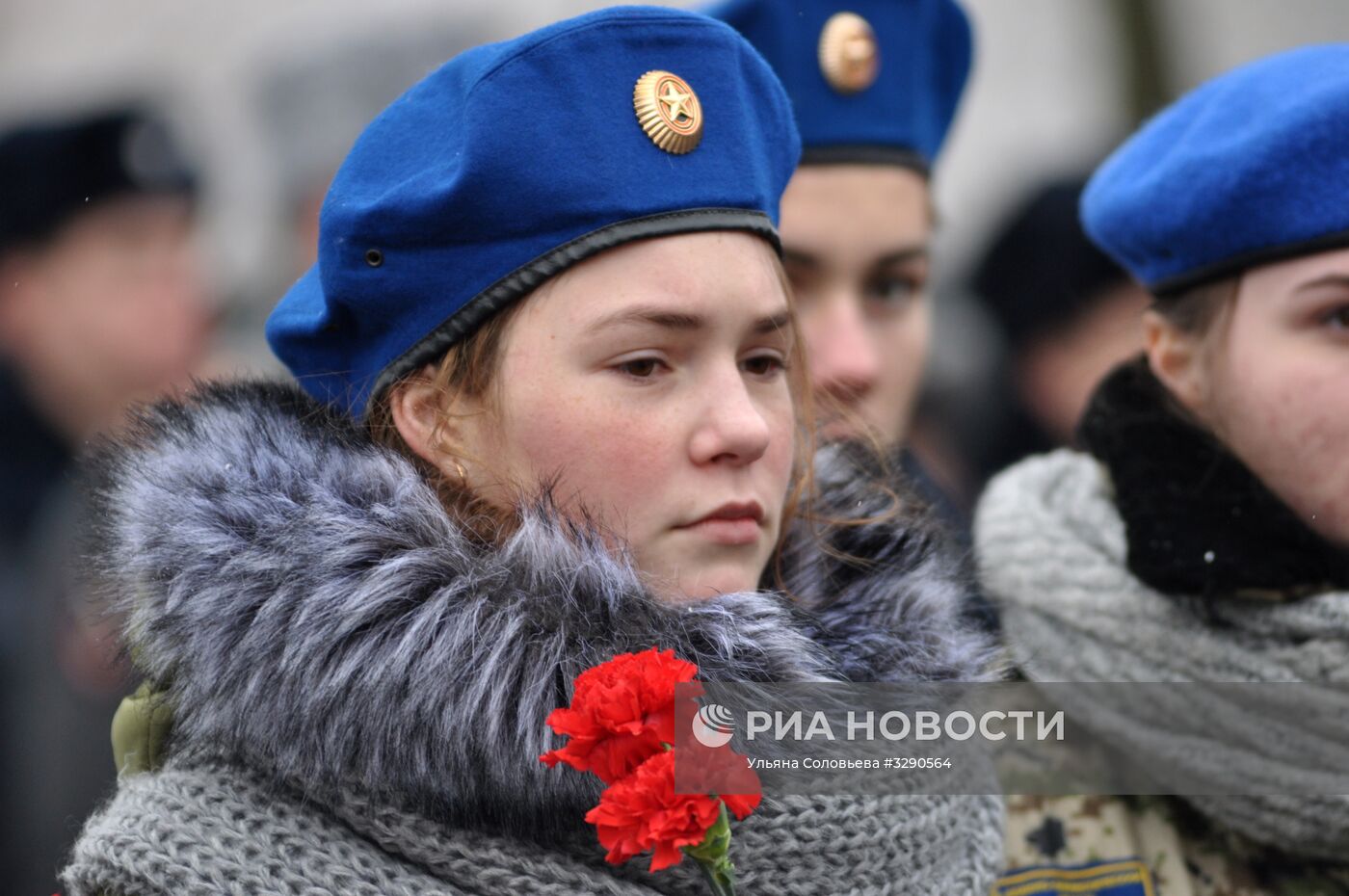 Церемония прощания с летчиком Романом Филиповым в Воронеже