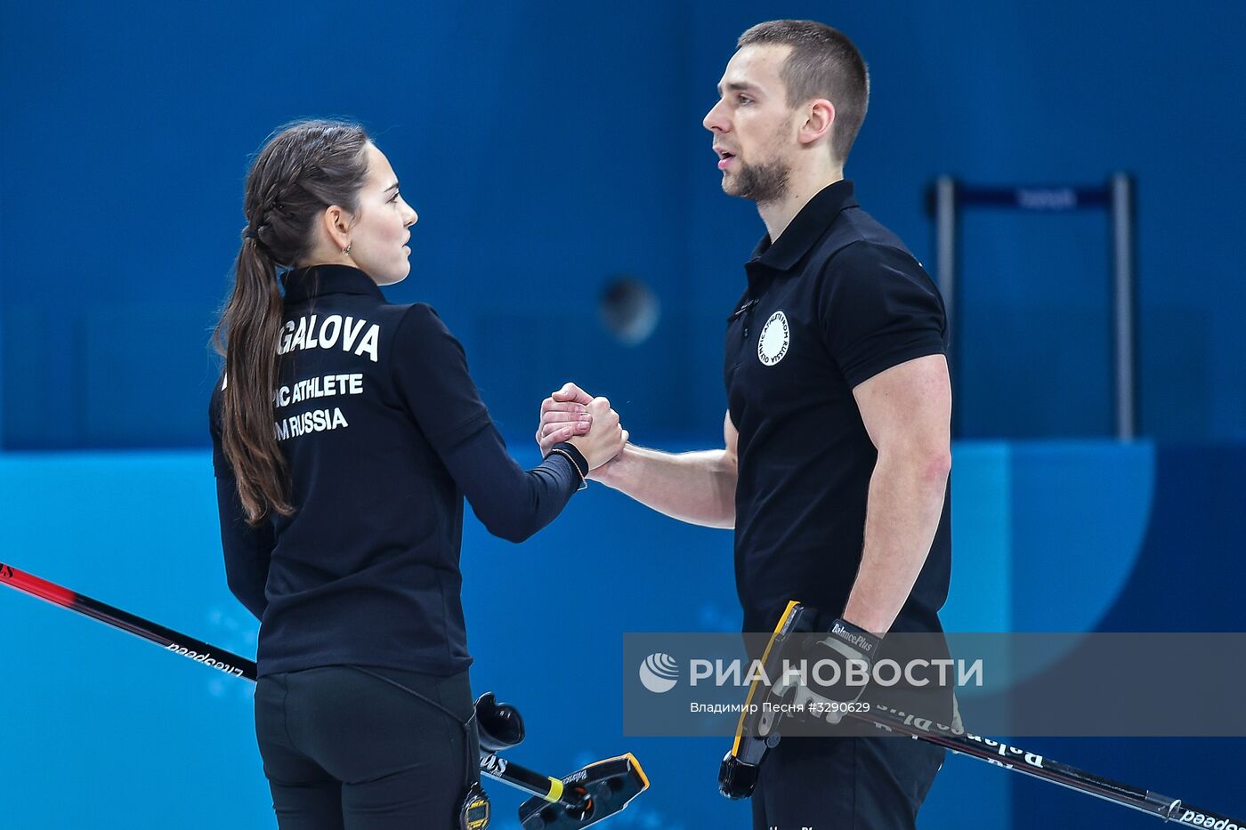 Олимпиада 2018. Керлинг. Микст. Россия - Норвегия