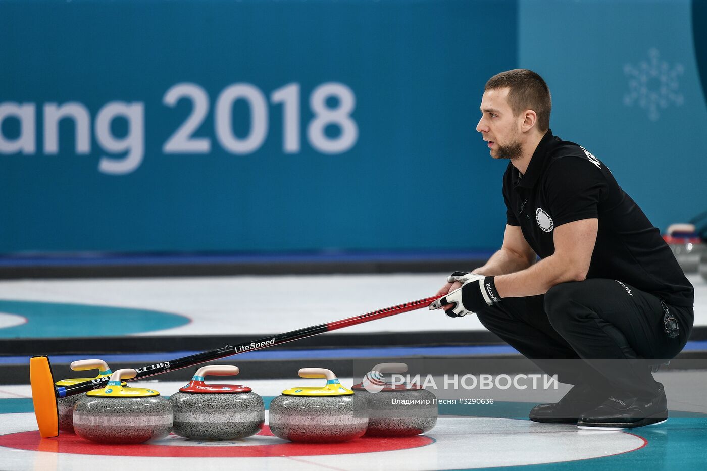 Олимпиада 2018. Керлинг. Микст. Россия - Норвегия