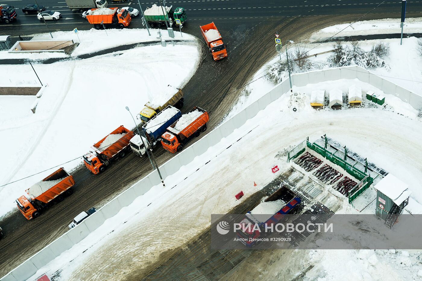 Снегоплавильная станция на Волоколамском шоссе