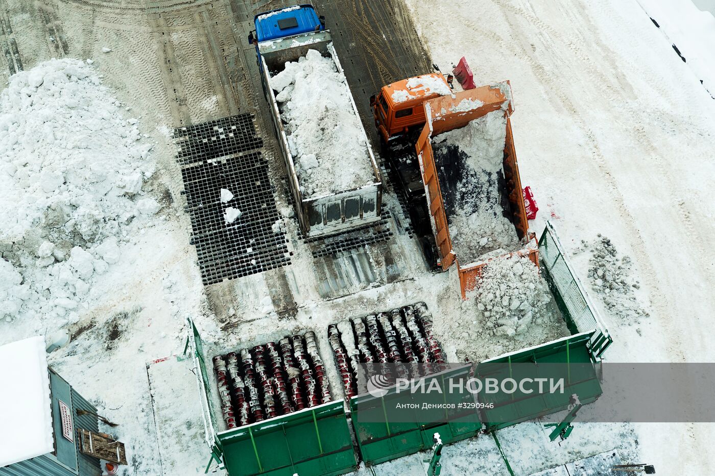Снегоплавильная станция на Волоколамском шоссе