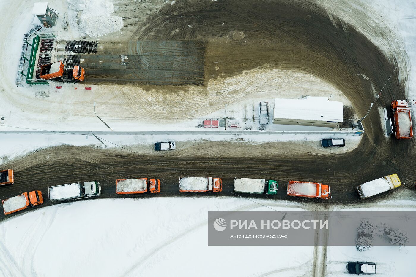 Снегоплавильная станция на Волоколамском шоссе