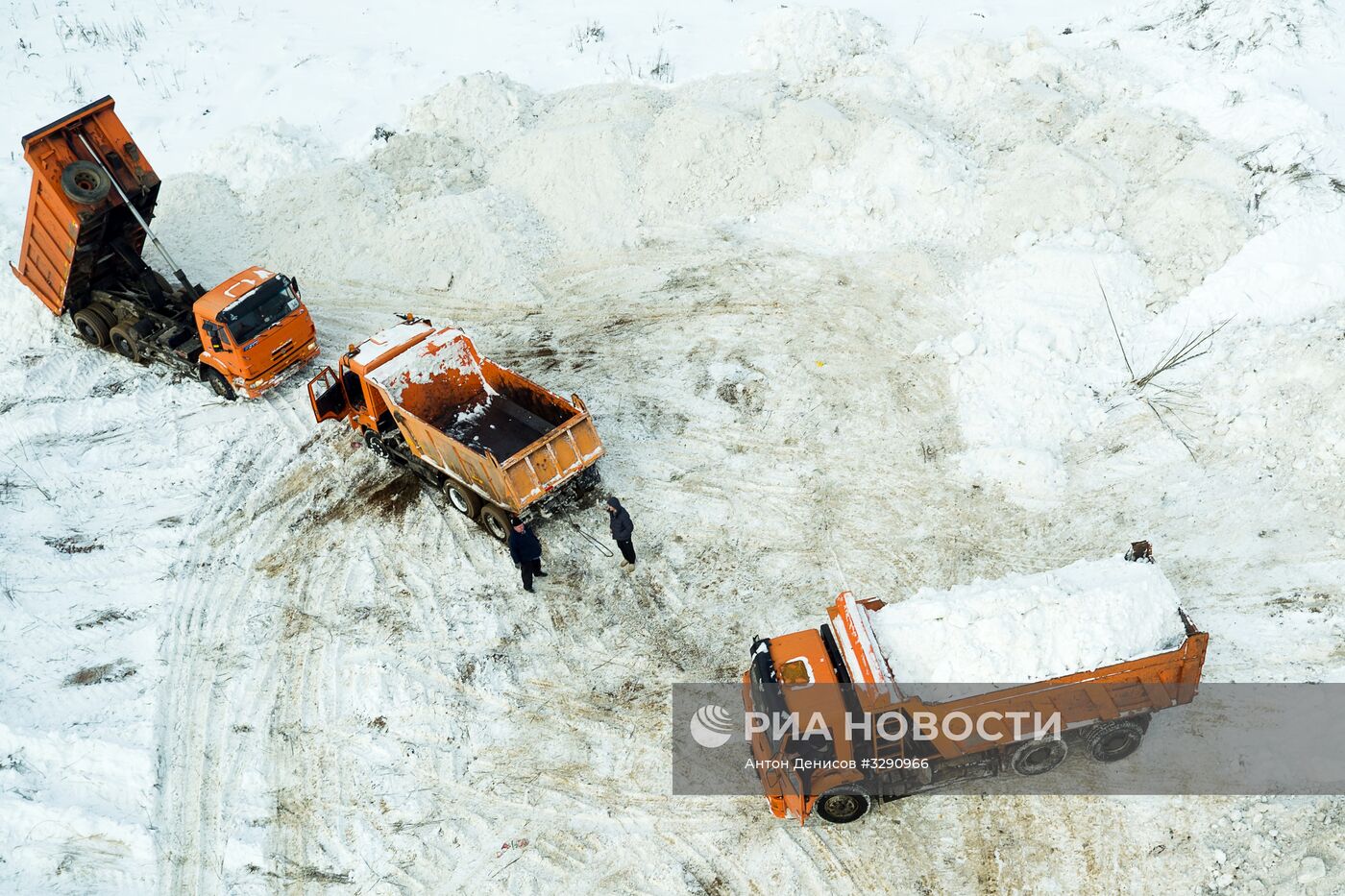 Снегоплавильная станция на Волоколамском шоссе