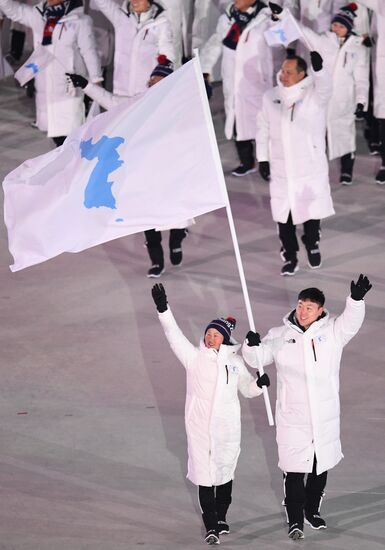 Церемония открытия XXIII зимних Олимпийских игр