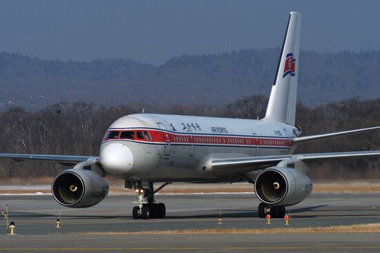 Работа международного аэропорта "Владивосток"