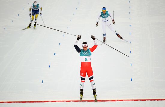 Олимпиада 2018. Лыжные гонки. Женщины. Скиатлон