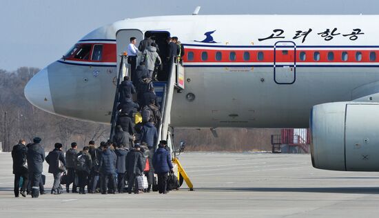 Работа международного аэропорта "Владивосток"