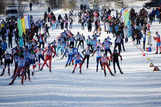 Всероссийская массовая лыжная гонка "Лыжня России - 2018"
