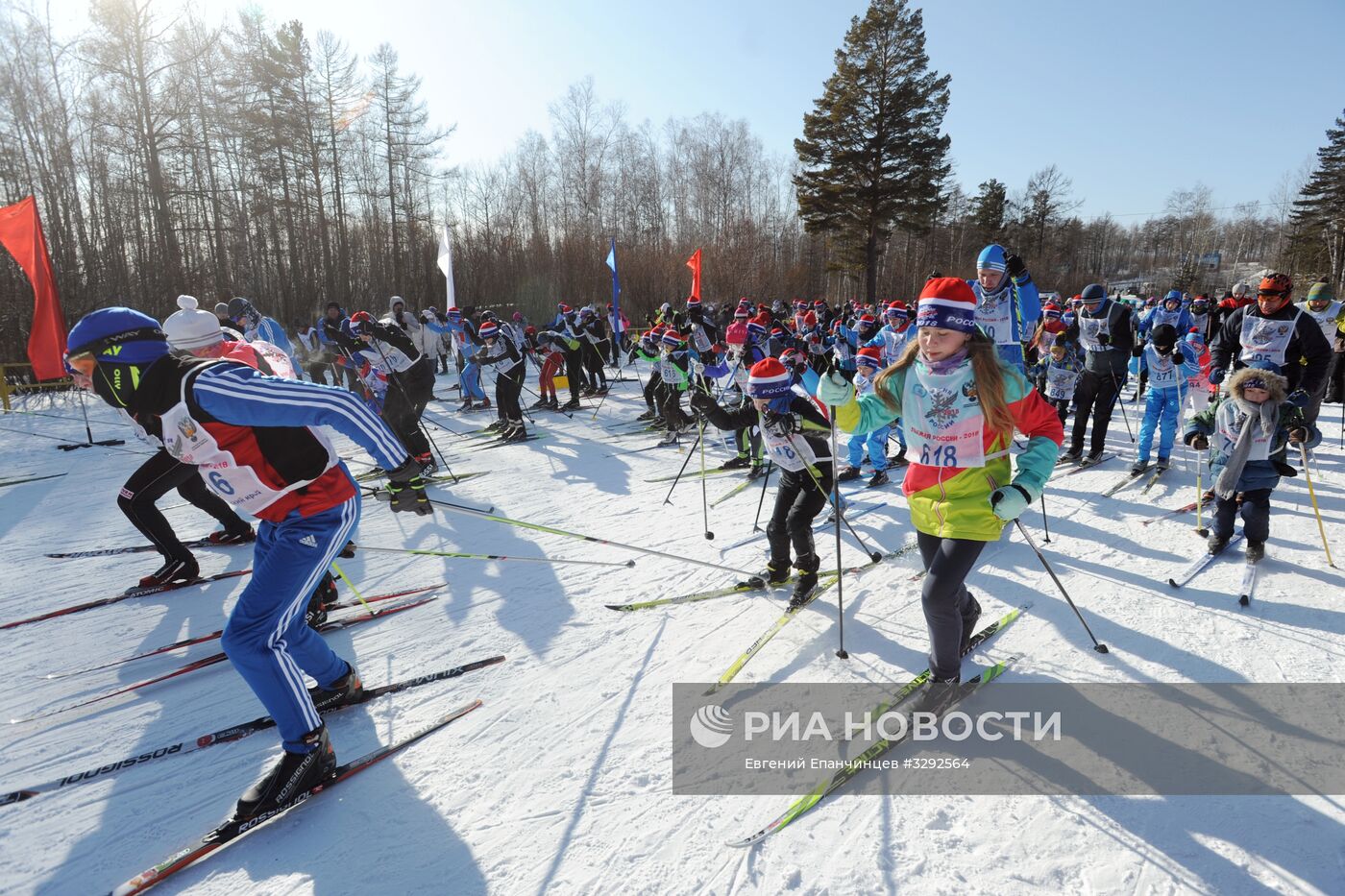 Всероссийская массовая лыжная гонка "Лыжня России - 2018"