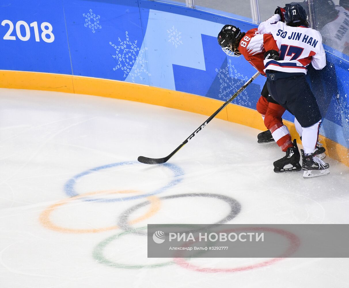 Олимпиада 2018. Хоккей. Женщины. Матч Швейцария - Объединенная команда Кореи