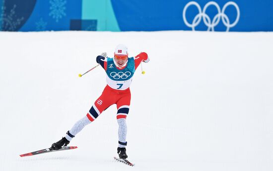 Олимпиада 2018. Лыжные гонки. Мужчины. Скиатлон
