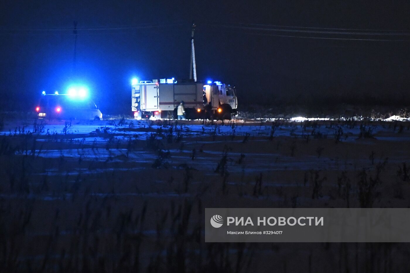 Крушение пассажирского самолета в Московской области