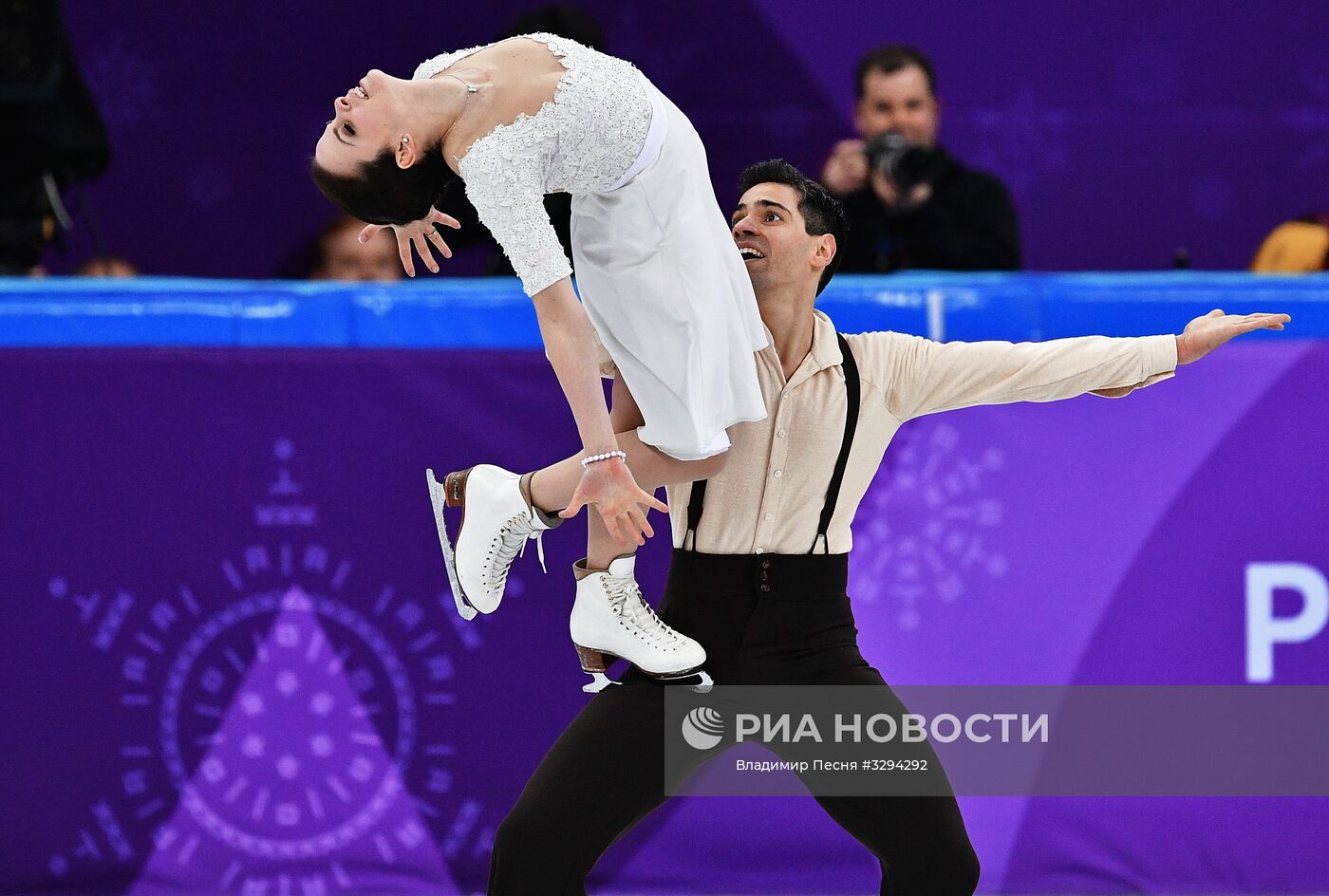 Олимпиада 2018. Фигурное катание. Команды. Танцы. Произвольная программа