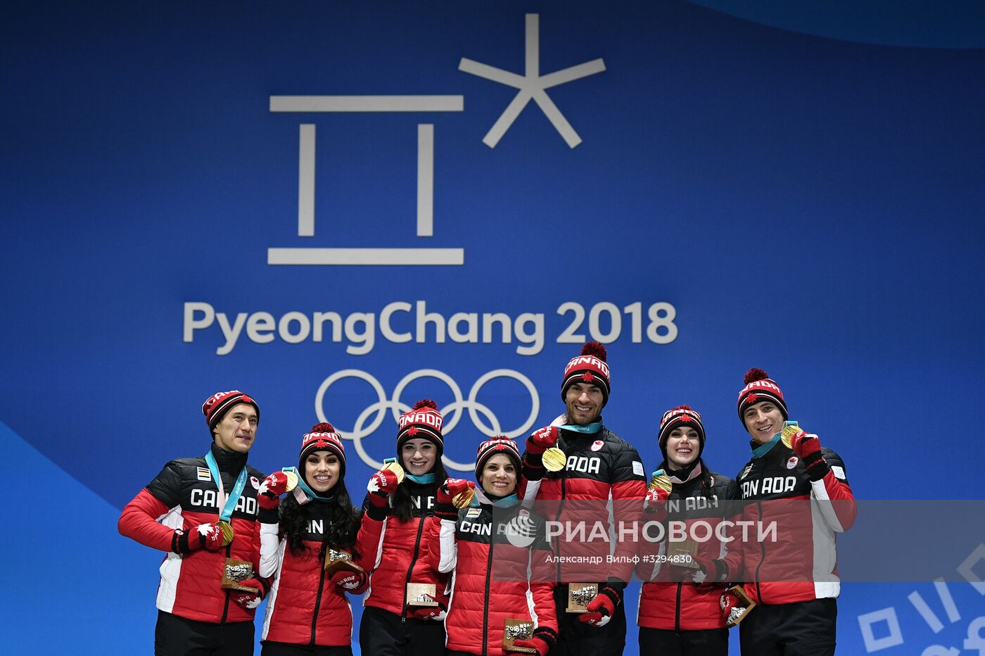 Олимпиада 2018. Церемония награждения. Второй день