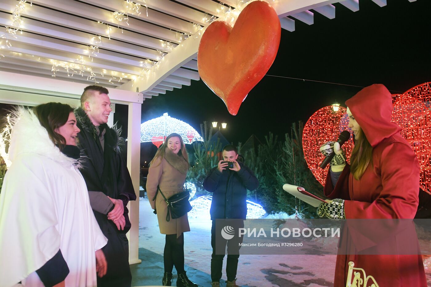 Подготовка к празднованию Дня святого Валентина