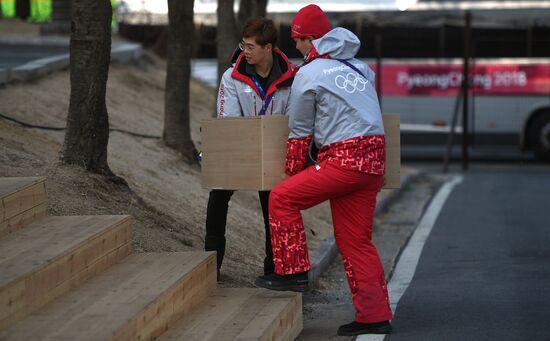Эвакуация из-за непогоды на Олимпийских объектах в Канныне