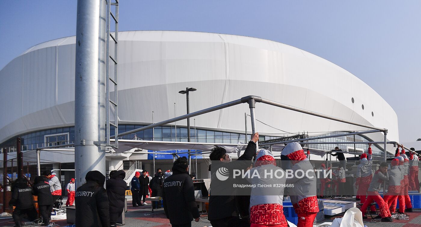 Эвакуация из-за непогоды на Олимпийских объектах в Канныне