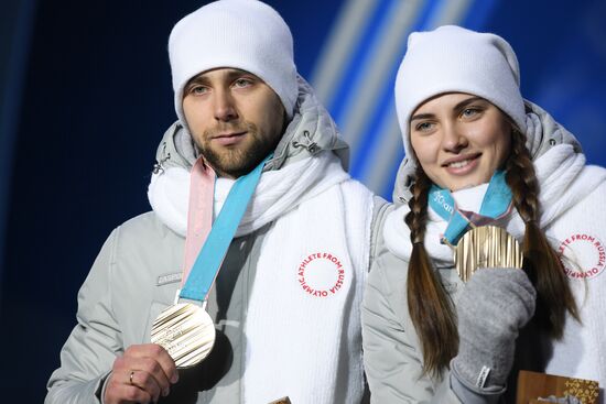 Олимпиада 2018. Церемония награждения. Пятый день