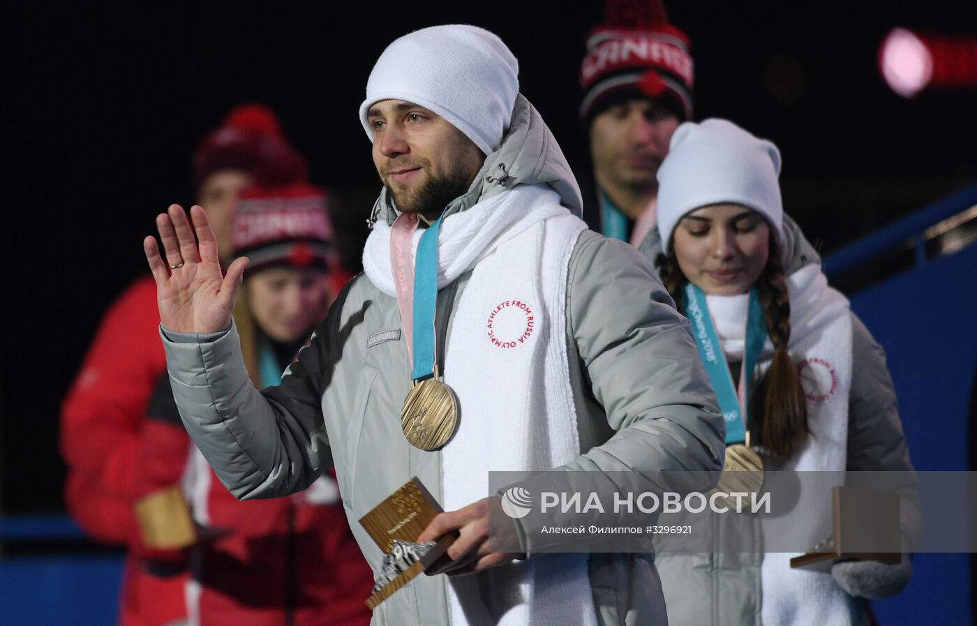 Олимпиада 2018. Церемония награждения. Пятый день