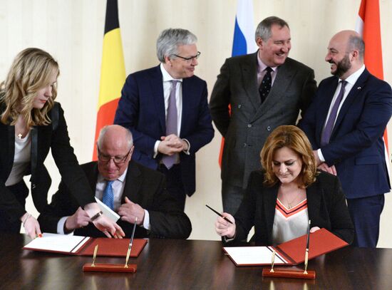 Вице-премьер РФ Д. Рогозин провел заседание межправкомиссии по сотрудничеству РФ с Бельгией и Люксембургом