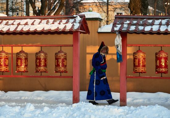 Ритуал очищения "Дугжууба" в преддверии буддийскго Нового года